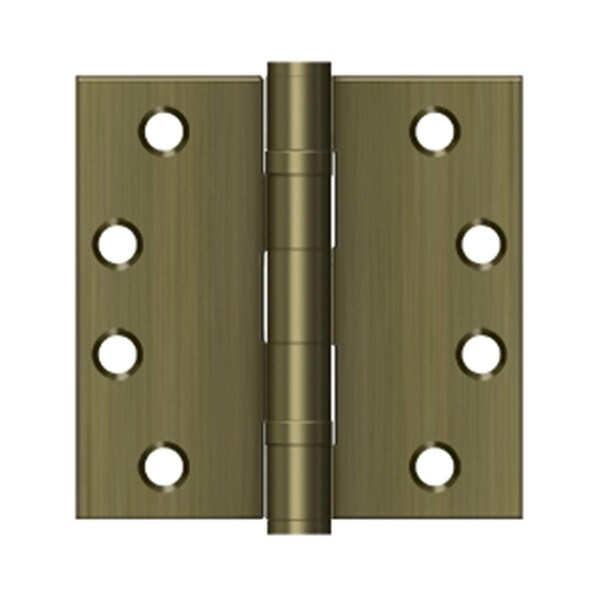 Patioplus Square Hinges, Antique Brass, 4 x 4 in. PA2155441 - main